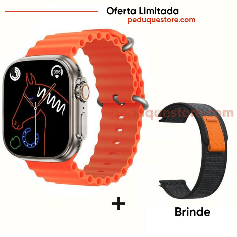 Smartwatch - Ultra Serie 8 - Pulseira Extra BRINDE