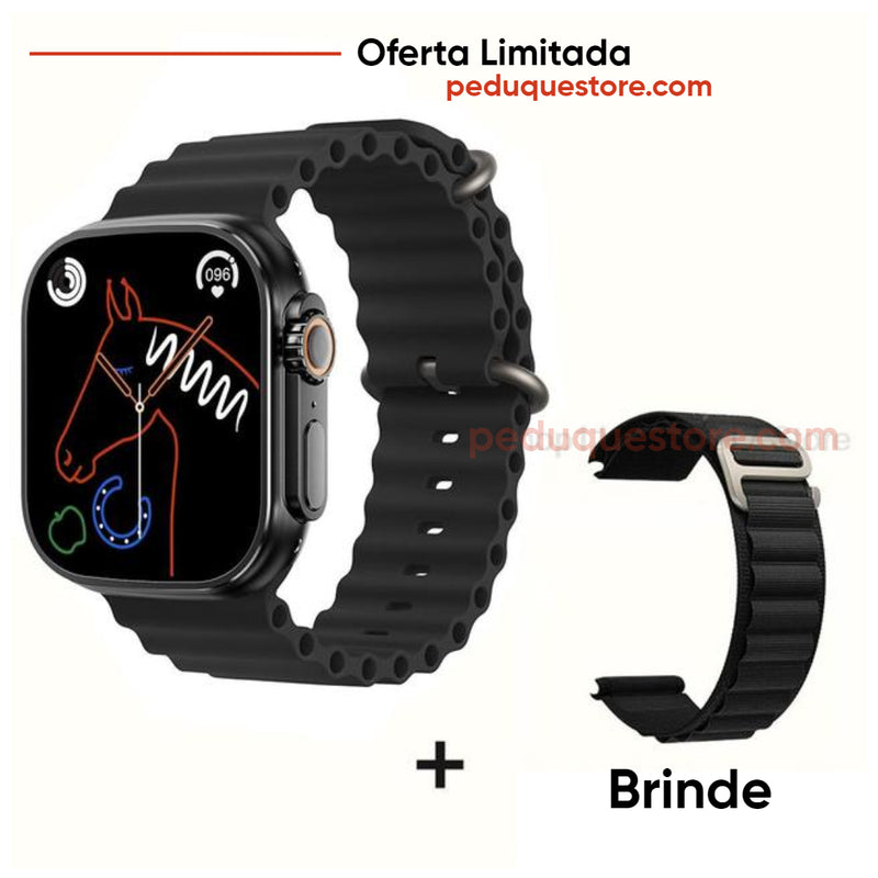 Smartwatch - Ultra Serie 8 - Pulseira Extra BRINDE